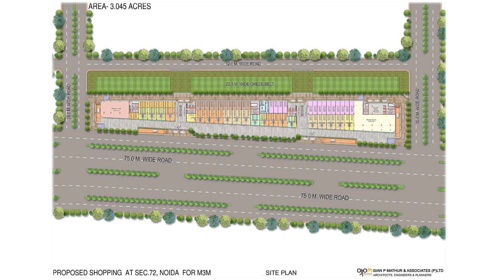 M3M The Line Site Plan